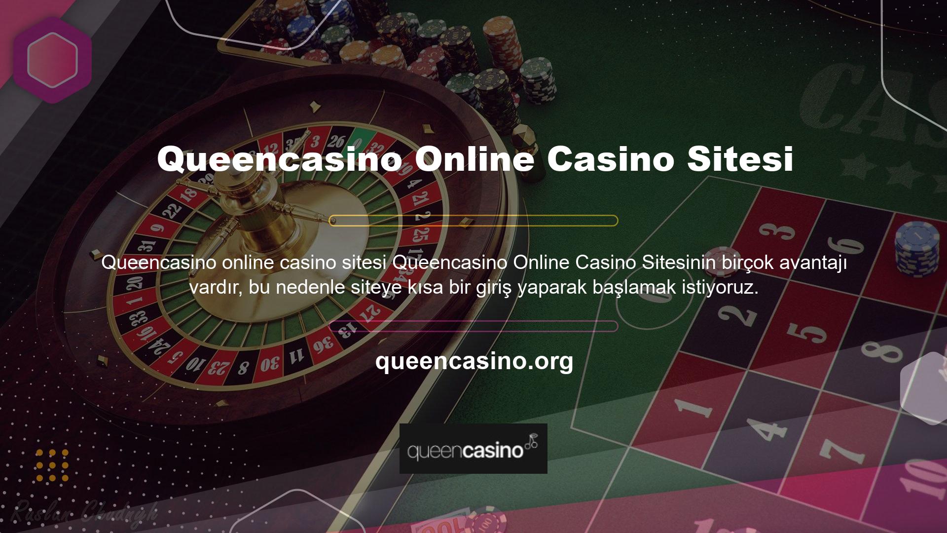 Queencasino online casino sitesi