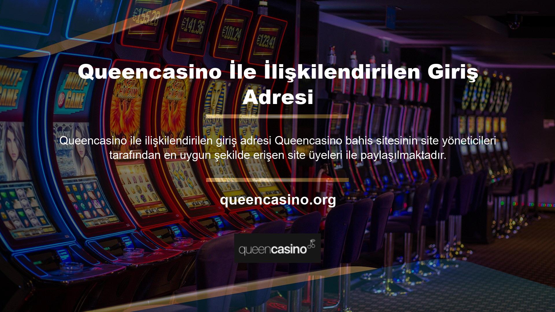 Özellikle ülkemizde BTK tarafından yasaklamanın ardından casino siteleri yeni giriş adresleri kurmak zorunda kalacak