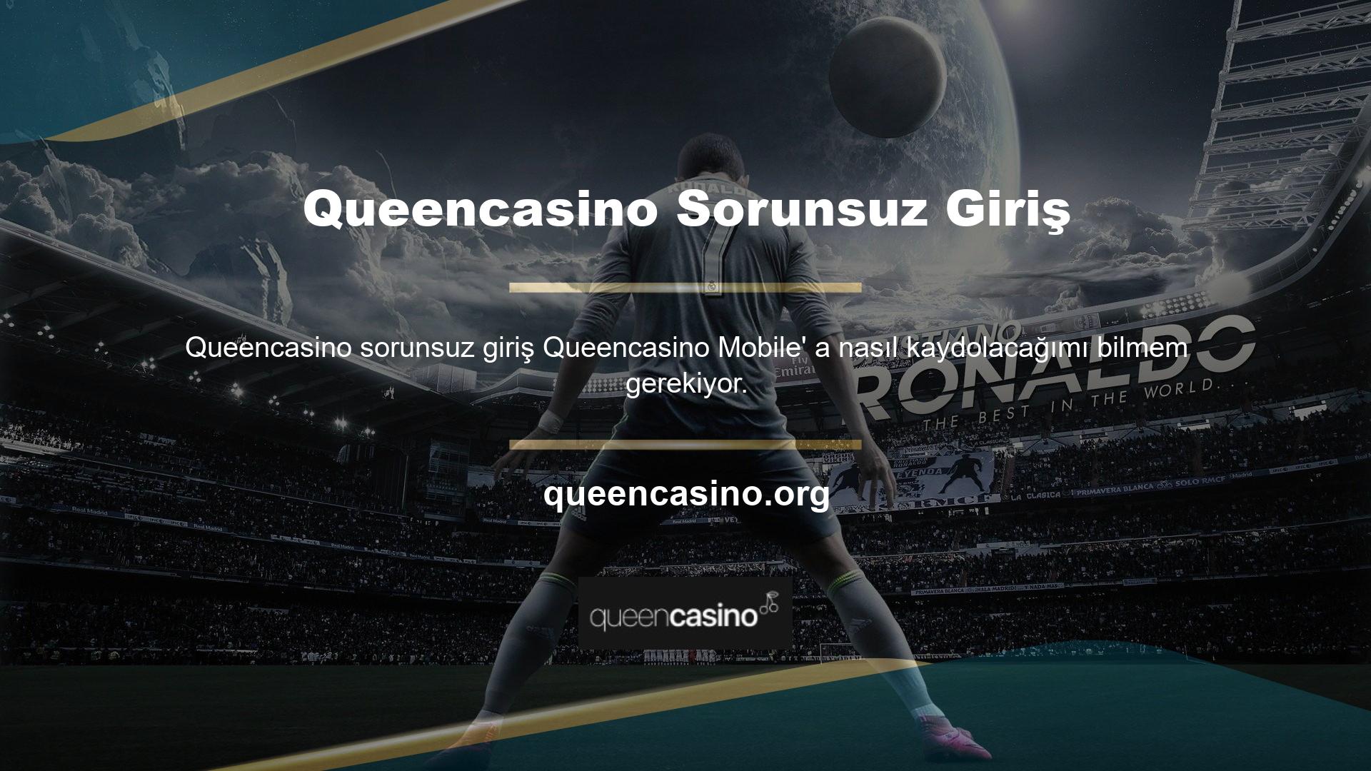Casino platformu Queencasino en kazançlı hizmetler